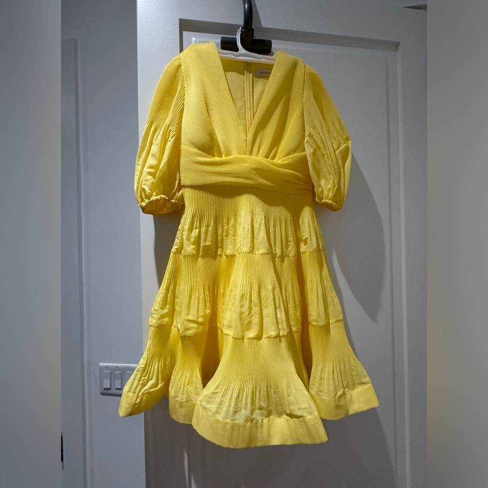 ZIMMERMAN WOMENS ON PLEATED MINI DRESS